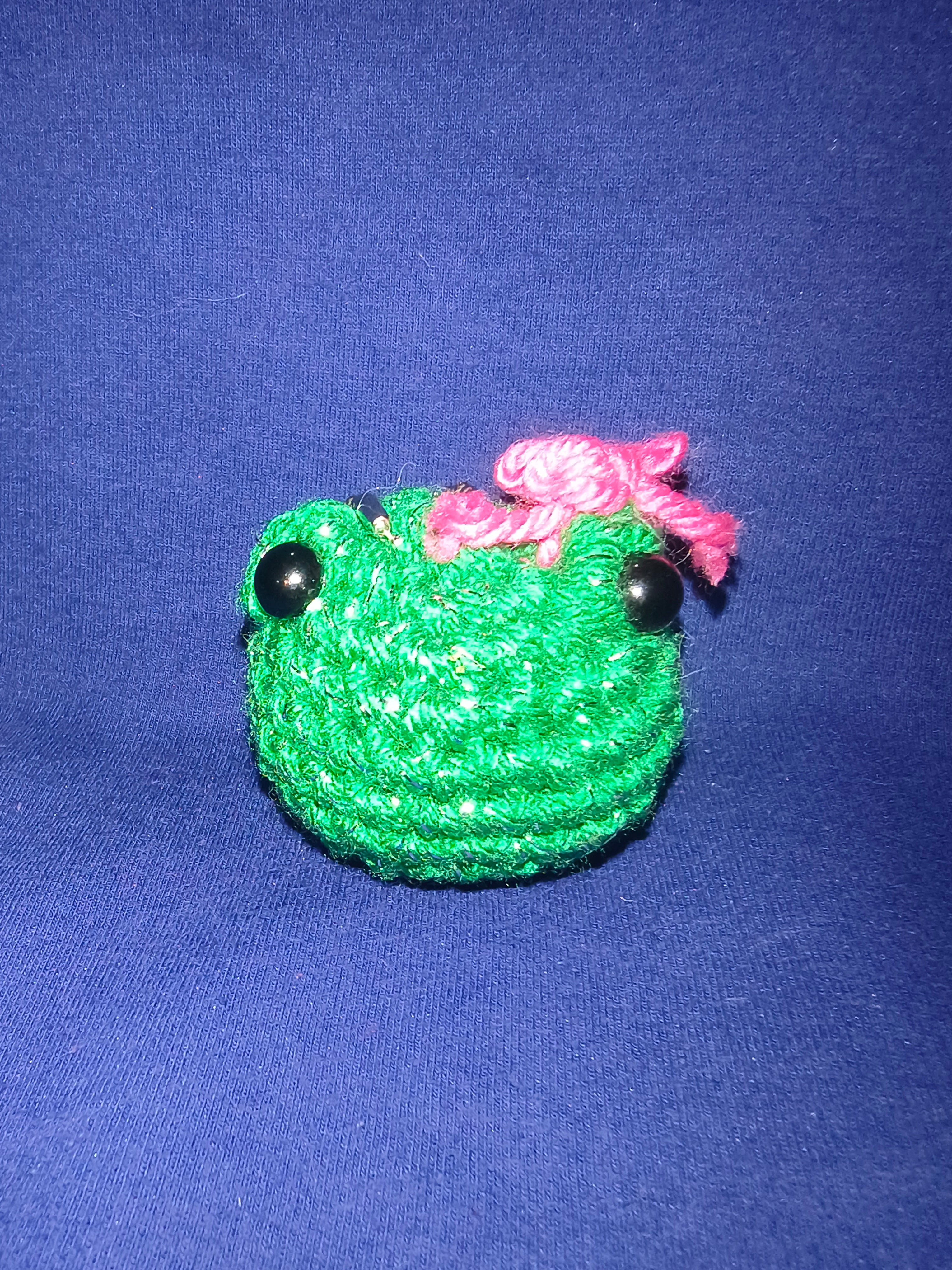Frog Head Keychain 🐸
